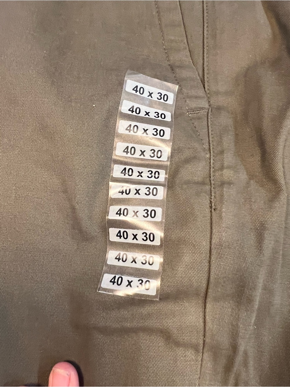 *NEW* Two pair men’s Duluth Trading Co Work Pants - Olive Green and Khaki - Picture 2 of 8